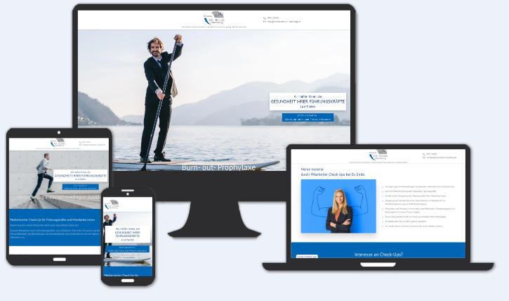 Website für Arbeitsmedizin Bamberg