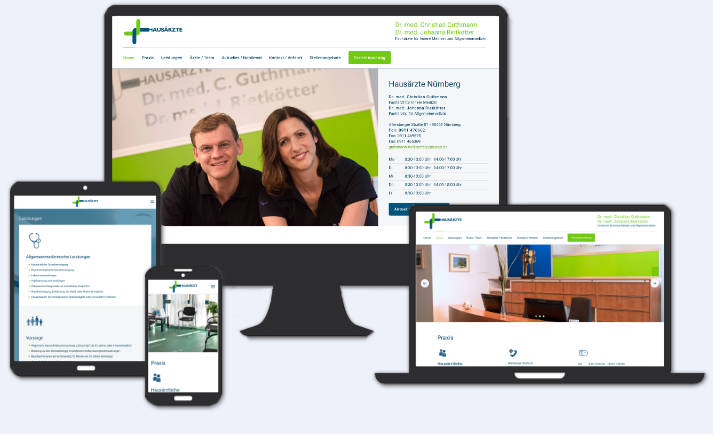 Website für Hausärztin Ines Kramer