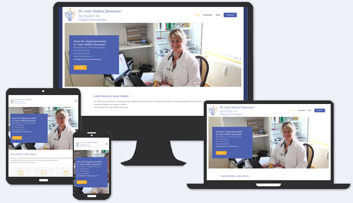 Webseite für Allgemeinärztin Dr.&nbsp;Stowasser, Eckartsberga