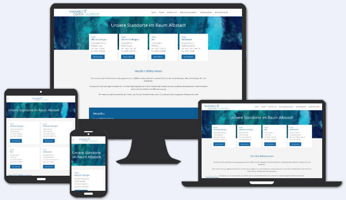 Webseite für Überörtliche Berufsausübungsgemeinschaft Dres. med. Diebold, Frank, Schmid, Kneer