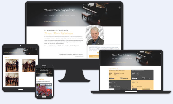Webseite: Marcus Maria Reißenberger