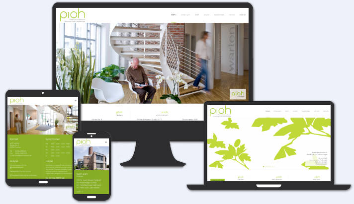 Webseite für Praxis Internistischer Onkologie und Hämatologie