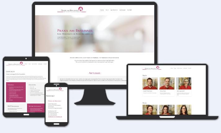 Website für Praxis Dr. med. Heiko Hilling, Osnabrück 