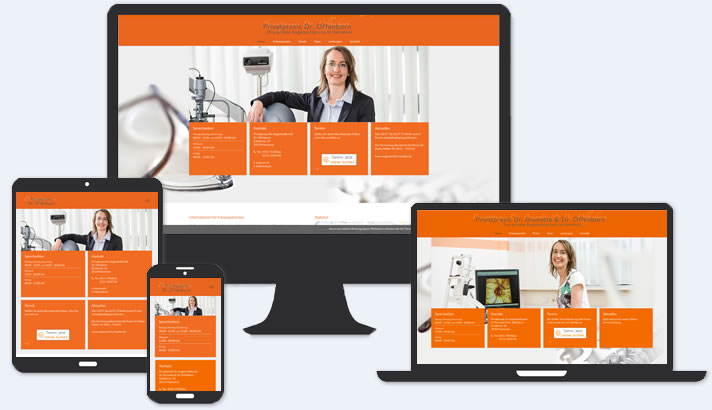 Website für Dr. Offenborn Augenarzt Hannover