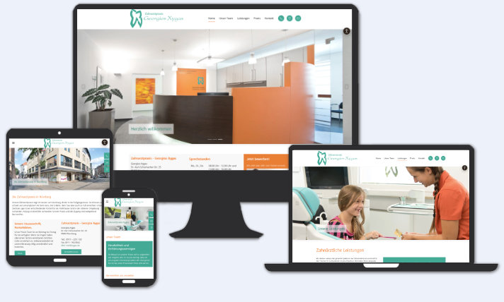Website für hagn & goß Zahnärzte in Lenting