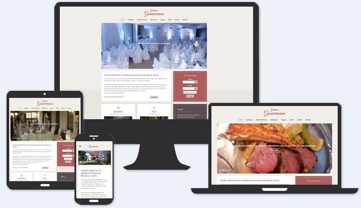 Webseite für Gasthaus Berneburg - Sontra