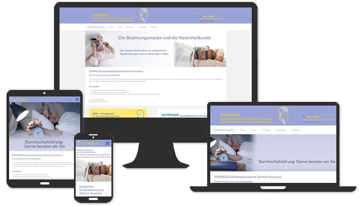 Webseite für Schlafmedizin Konstanz