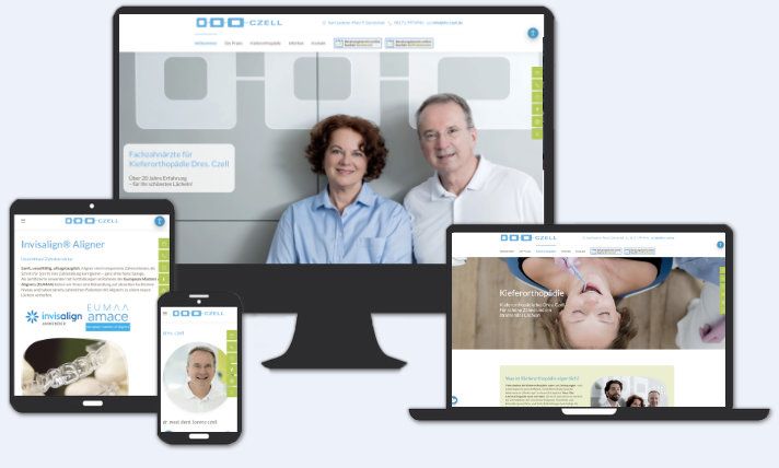 Website für Kieferorthopädie Geretsried